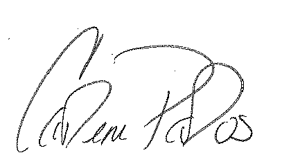 Carlene Pavlos signature